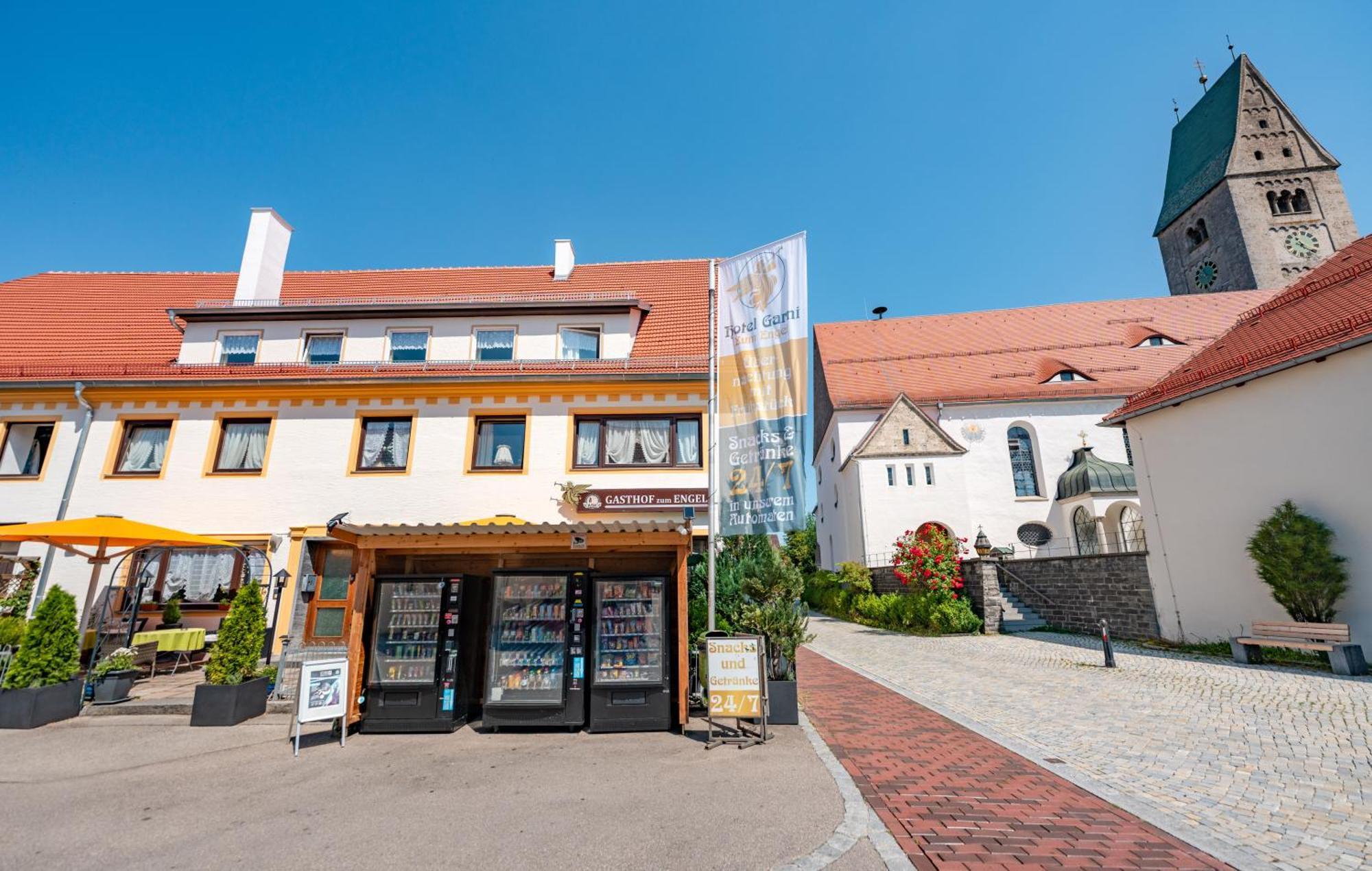 Hotel Garni "Zum Engel" Oberguenzburg 외부 사진